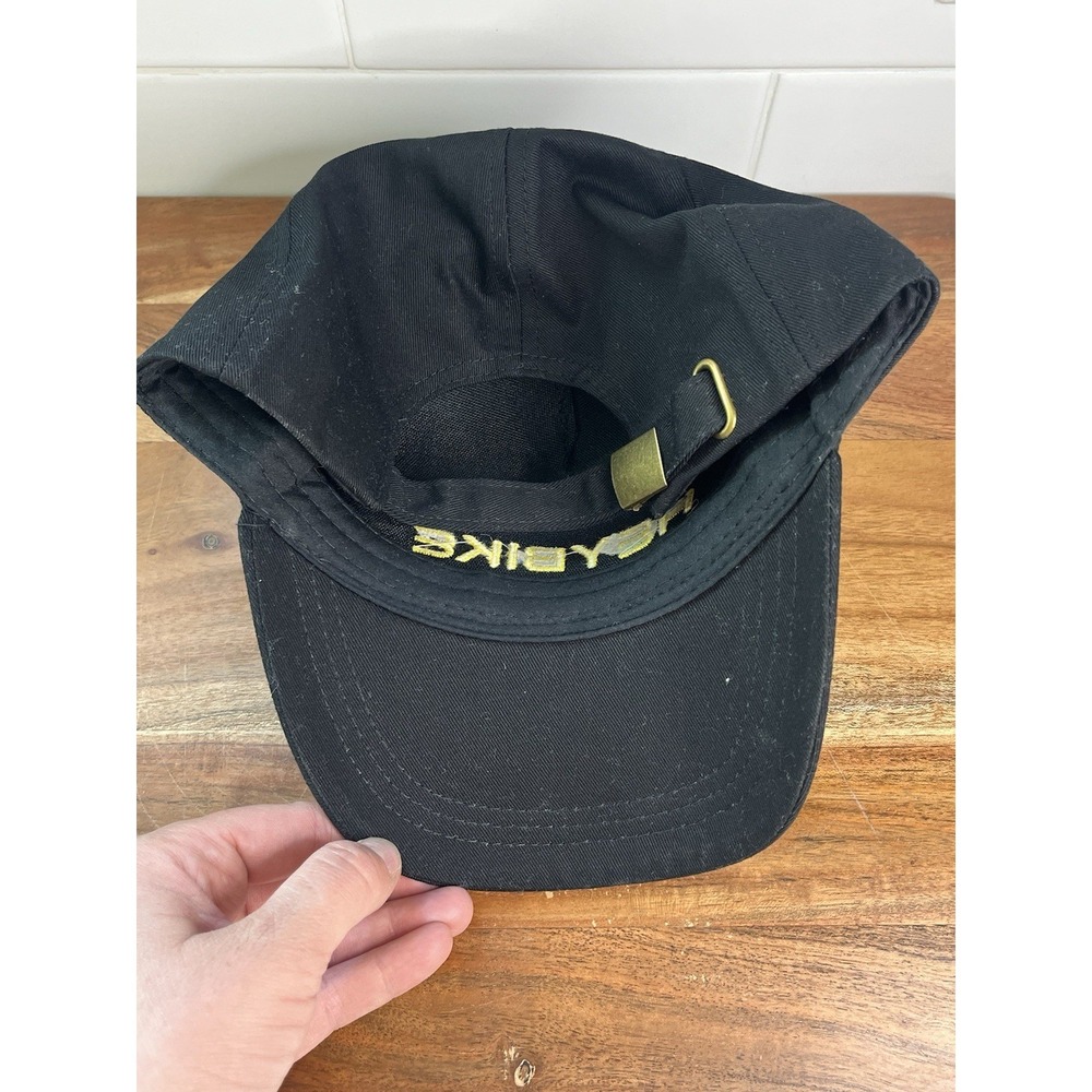 Heybike Slideback Hat Cap Black One Size Embroider Logo Adjustable Outdoor NWOT - Picture 7 of 8